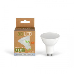 Żarówka LED 8W GU10 710lm Zimna 6500K / GP000Z08