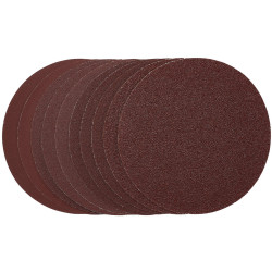 Draper 63016 Sanding Discs, 150mm, PSA, Assorted Grit, (Pack of 10)