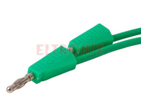 PRZEWÓD POMIAROWY 1M PVC 1mm2 ZIELONY MLN100/GN