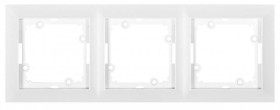 PREMIUM Ramka potrójna biała Ra-3 Pr