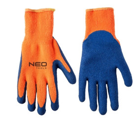 Rękawice robocze ocieplane akrylowe powlekane szorstkowatym lateksem 10 cala 97-611