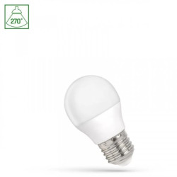 Żarówka LED 1W E27 KULKA ZIMNA SPECTRUM WOJ14450
