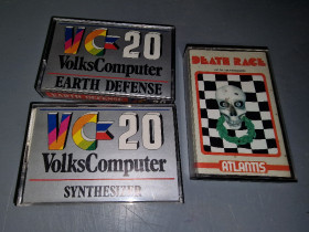 VC-20 Vic-20 Game Set (3 Tapes)