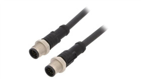 M12a10ml12amlsb001 Kabel Do Czujników/Automatyki 10Pin M12-M12 1M Wtyk Wtyk