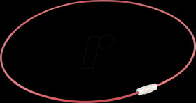 BS18-99002 Wire cable, screwable, set of 8, coloured, 40 cm