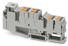 Kostka zaciskowa na szynie DIN Phoenix Contact 16 → 1/0AWGWciskane PTU 35/4X6/6X2.5 105A 200 V