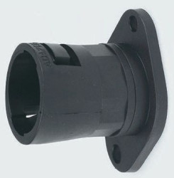 Łącznik do kanałów kablowych Adaptaflex 21mm Kołnierz przegubowy Nylon 66 IP66 Czarny