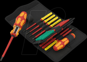 05006618001 Screwdriver set, interchangeable bits, Kraftform Kompakt VDE, 17