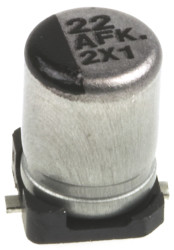 Kondensator 22μF 10V dc SMD Panasonic 4 (Dia.) x 5.8mm