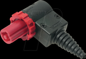 FCR20673 Cliffcon® cable connector, 4 pin, red