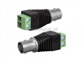 Gniazdo BNC z szybkozłączem; złączka CCTV