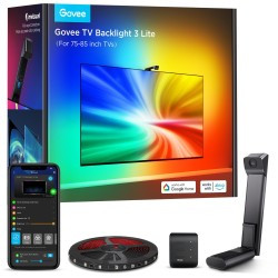Govee H6099 TV Backlight 3 Lite Podświetlenie LED dla TV 75-85 cali, RGBICW, Wi-Fi+Bluetooth