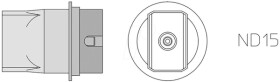T0058736841N ND15 Heißluftdüse 19,0X12,0 mm