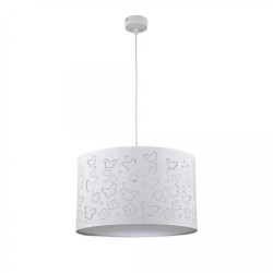 Lampa wisząca dziecięca Flowers biała 1xE27 Light Prestige