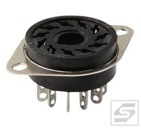 Gniazdo TYPE 90.13;FINDER;10A;250V AC;PIN11;wyprowadzenia do lutowania