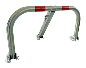 Składana barierka parkingowa Bariera parkingowa Szary