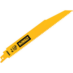 DEWALT DT90381-QZ Bi-Metal Wood Demolition Reciprocating Blade 228mm x 6 TPI Pk5