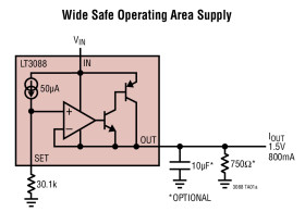 800mA Single Resistor Rugged Linear Regulator