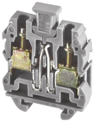 Standardowy zacisk na szynę DIN Entrelec poziomy: PojedynczyŚruba SNA raster: 5.08mm 3A 380 V AC