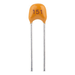 Suntan TS170R2A151JSBNA0R 150pF 5% 100V NPO P:2.54mm Radial Ceramic Capacitor