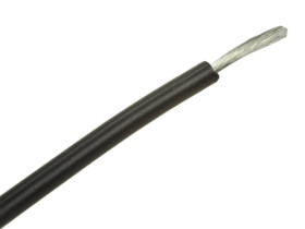 Przewód silikonowy - czarny 1x1,5mm