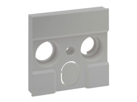 NILOE STEP Plakietka gniazda TV zewnętrznych producentów 3 otwory aluminium 863384 LEGRAND