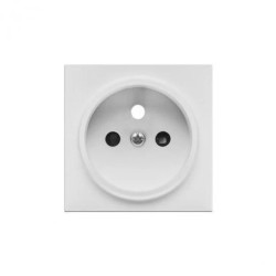 Simon 55 Pokrywa gniazda wtyczkowego pojedynczego do: SGZ1CM, SGZ1M Jasnoszary mat TGZ1ZP/114