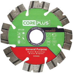 Core Plus CORDBGP115E GP115E Elite General-Purpose Diamond Blade 115mm