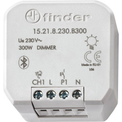Finder 15.21.8.230.B300 YESLY dimmer actuator grey for smart light control