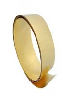 BLACHA0.2M_15 Blacha mosiężna - taśma - szerokość 15 mm; grubość 0.2 mm - miękka