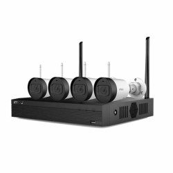 Zestaw do monitoringu 4x kamery 2Mpix 1x rejestrator 4-kanałowy NVR - KIT/NVR1104HS-W-S2/4-F22FE IMOU
