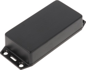 ABS enclosure, (L x W x H) 99 x 51 x 20 mm, black (RAL 9005), IP54, 1591XXAFLBK