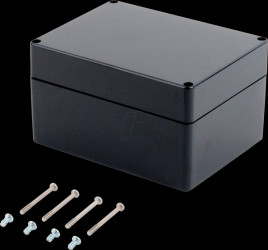 Industrial housing, 160 x 120 x 90 mm, IP66, slate gray