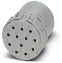 Contact insert for circular connector, 1602082