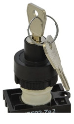 Napęd przełącznika NEF22-Za 2-poł. z kluczykiem fi22 czarny W0-N-NEF22-ZA2