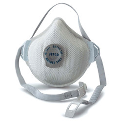 Moldex 340501 AIR Plus FFP3 R D Valved Reusable Mask (Pack of 5)