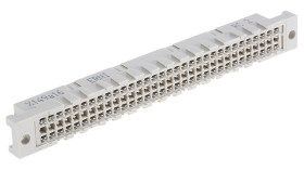 Złącze DIN 41612 64 -pinowe 2 -rzędowe raster: 2.54mm Żeński 284170 / 284170-E