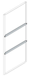ABB IS2 Stal galwanizowana Profil obudowy 45mm 45 mm 800 mm OBUDOWY IS2 do automatyzacji