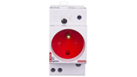 Gniazdo Modułowe 2P+Z 10/16A Z Osłoną Na Szynę G382 004282