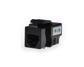 Moduł keystone telefoniczny kat.3 RJ12 6P6C czarny NEKU