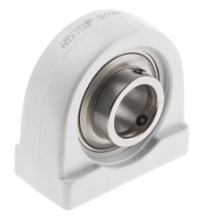 Łożysko ślizgowe dzielone, Stal nierdzewna, do użytku z Zespoły opraw Y i łożysk Y przeznaczone do linii obróbki