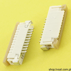 522071085 Connector FPC SKT 10 Pin R=1mm SMD MOLEX
