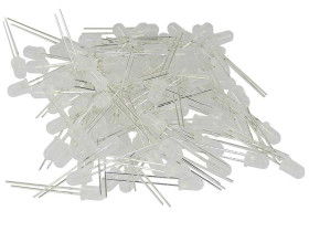 Opencircuit Wit 3mm diffuse LED - 50 stuks