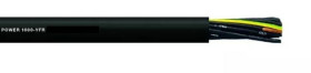 Przewód zasilający POWER 1000-YFR 7G2,5 uniepalniony czarny 0,6/1kV 18191105 /bębnowy/