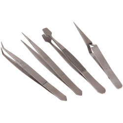 Faithfull FAITWSET4 Tweezer Set, 4 Piece