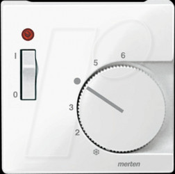 534819 Central plate for room temperature controller insert with switch