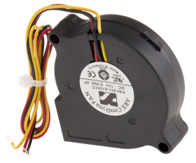 Wentylator promieniowy 12 V DC ARX szerokość: 51mm przepływ: 6.97m³/h
