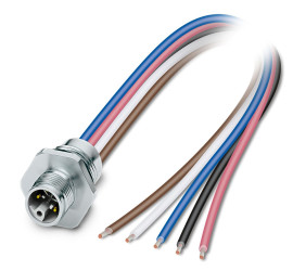 Złącze zasilające 12A Wtyczka 63 V 5P Phoenix Contact Montaż tylny IP67