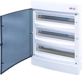 Rozdzielnica modułowa 3x18 podtynkowa /transparentna/ IP40 ECM54PT-S DIDO 001101097