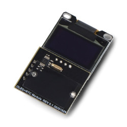 Wyświetlacz OLED SSD1306 z modułem RTC - do Odroid HC4 i HC4-P Kit